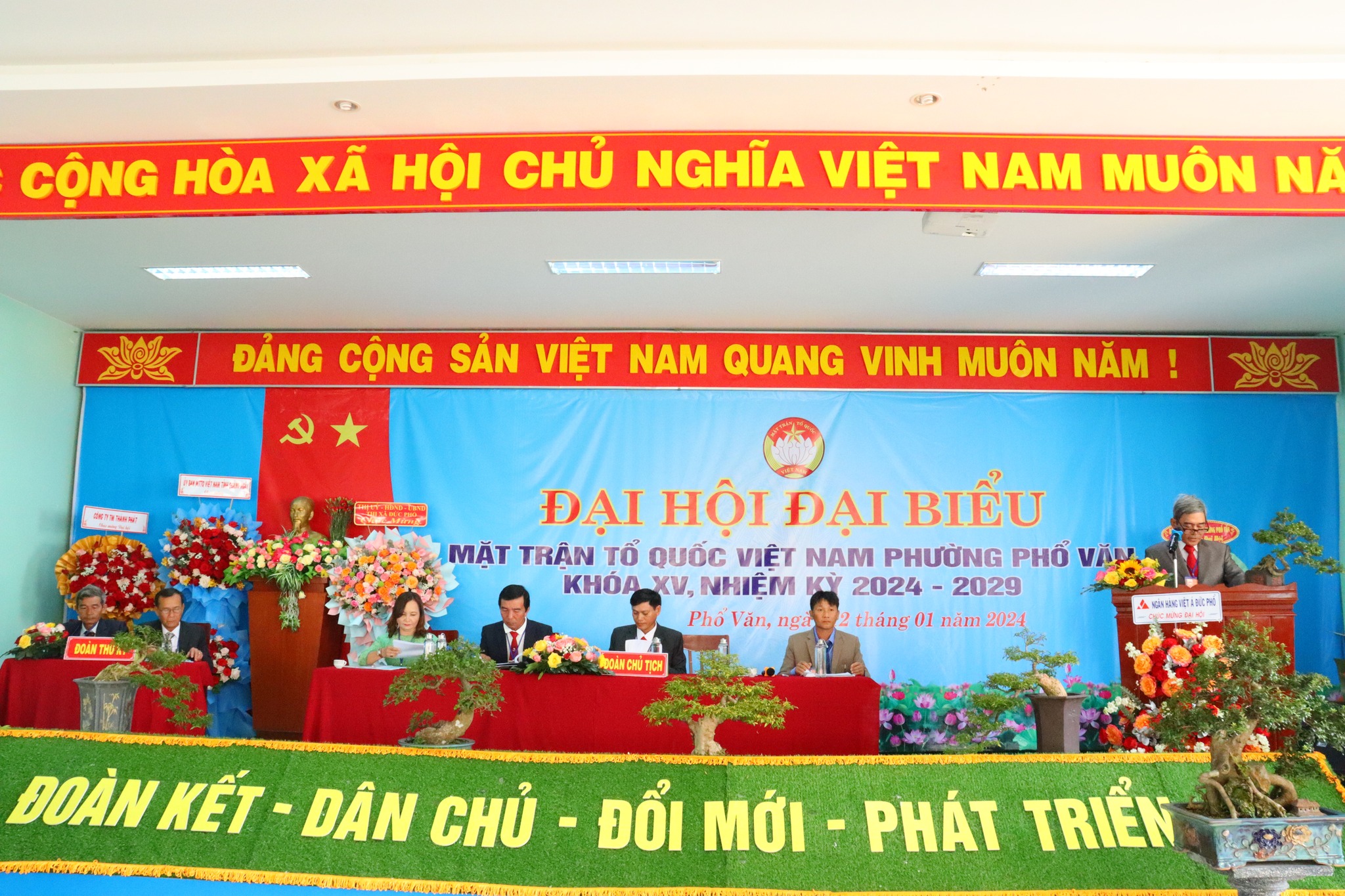 Đại hội điểm Mặt trận Tổ quốc Việt Nam phường Phổ Văn lần thứ XV, nhiệm kỳ 2024 – 2029
